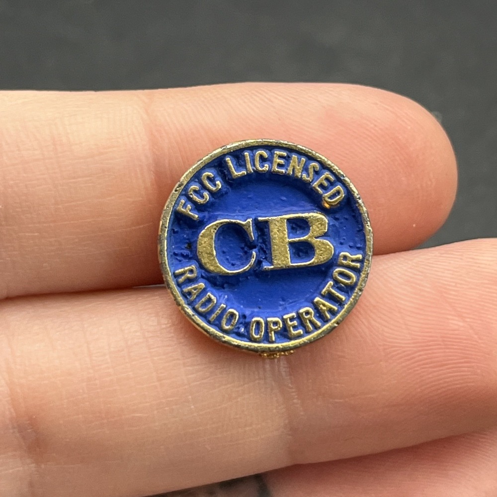 FCC Licensed CB Radio Operator Lapel Hat Pin